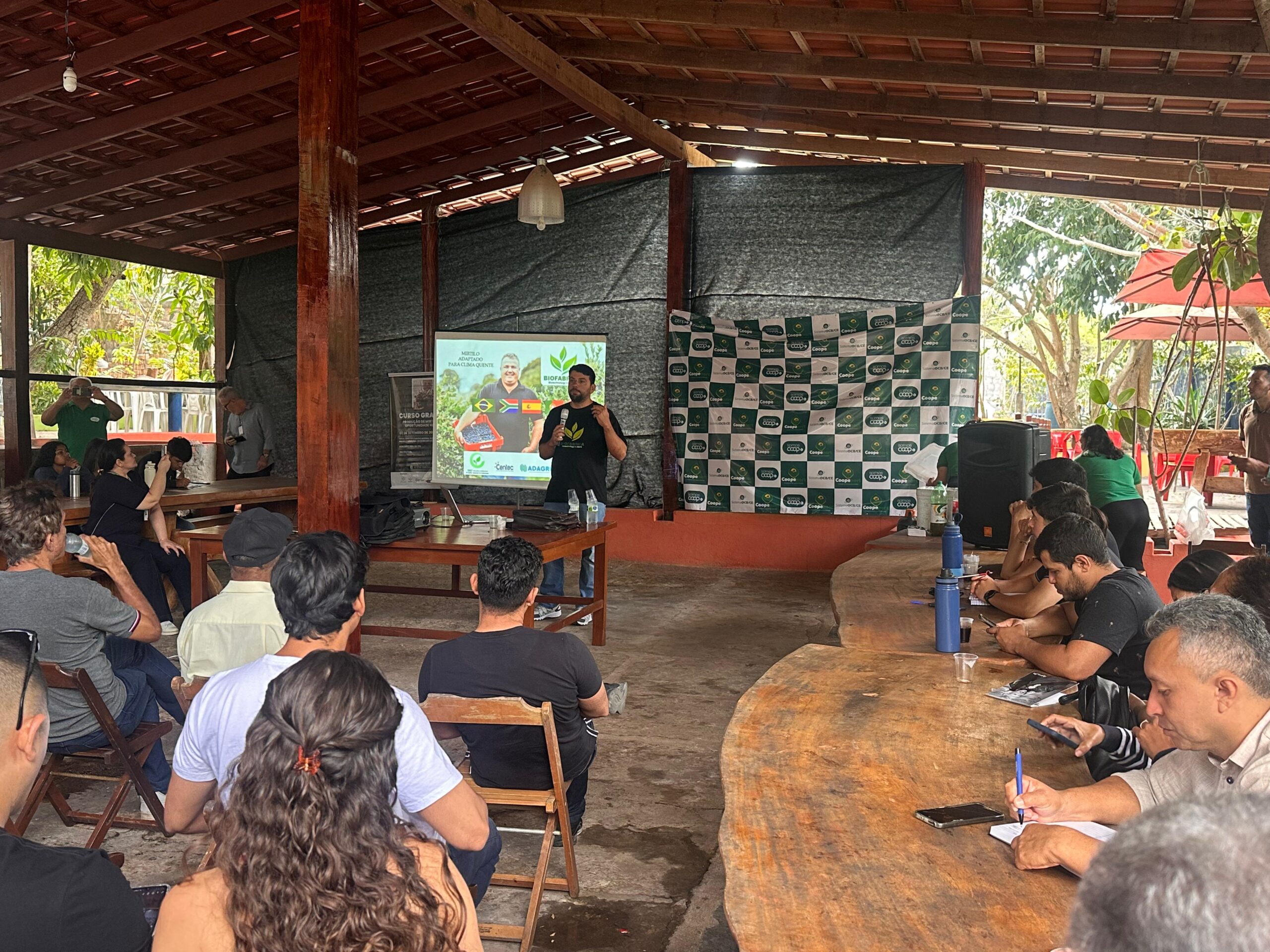 Coopenort realiza curso de produção de mirtilo em parceria com instituições estaduais